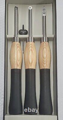 Boxed Set Of 3 Rockler Mini Carbide Turning Tools Brand New