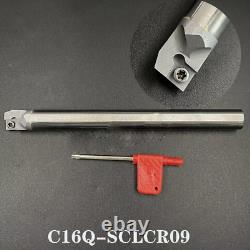 C16Q-SCLCR09 16180mm Solid carbide shock Shockproof hole turning CNC Lathe Tool