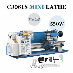 CJ18A Turning Blue Mini Lathe 7x14 Digital Milling Metal Accessory Package