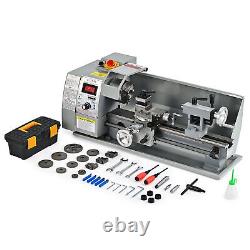 CREWORKS 8x14 Mini Metal Lathe Digital Variable Speed Metalworking 2250rpm 600W