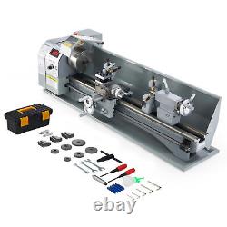 CREWORKS 9x30 Mini Metal Lathe 1100W DC Motor 3000rpm 3-Jaw Chuck LCD Display