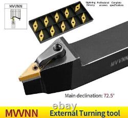 Carbide Inserts External Lathe Cutting Machine Turning Tool MVVNN2020K16-2525M16