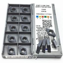 Carbide Milling Inserts CNC Metal Lathe Turning Tool DCMT11T304/308 IC907/IC908