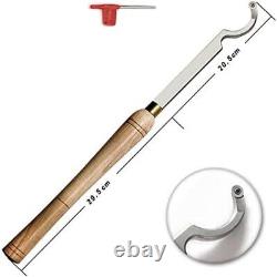 Carbide Tipped Wood Turning tools Lathe set Finisher/Rougher/Detailer/Hollow