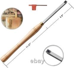 Carbide Tipped Wood Turning tools Lathe set Finisher/Rougher/Detailer/Hollow