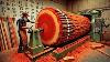 Carpenter S Technique With 70 Years Of Experience In Wood Turning Red Wood Carving In Factory