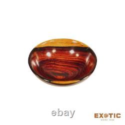 Cocobolo Bowl/Platter Turning Square Carving Wood Block Lathe 10x10x2 (1 Pc)