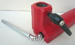 Deluxe 12 Wood Lathe Tool Rest Base + Cam Lock + 5 Curve Tool Rest Turning New