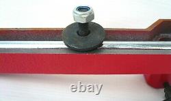 Deluxe 12 Wood Lathe Tool Rest Base + Cam Lock + 8 Curve Tool Rest Turning New