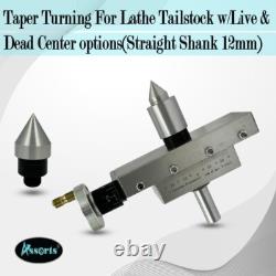 Design Patent Taper Turning For Lathe Tailstock with Live & Dead Center options