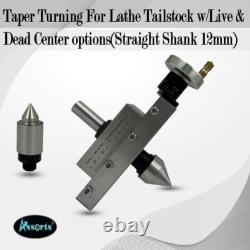 Design Patent Taper Turning For Lathe Tailstock with Live & Dead Center options
