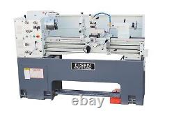 EISEN 1440GE-MAX (2 spindle bore) Lathe, 3HP, With DRO made in Taiwan installed