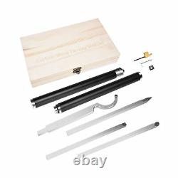 ETE ETMATE Tipped Wood Turning Tools for Lathe 4 PCS Set, Carbide Lathe Tools