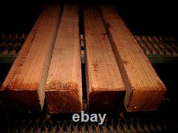 Four (4) Kiln Dried Walnut Turning Blocks Blanks Lumber Wood Lathe 3 X 3 X 36