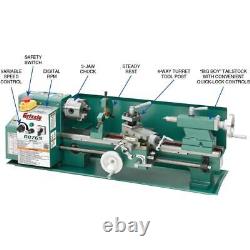 Grizzly G0765 7 x 14 Variable-Speed Benchtop Lathe