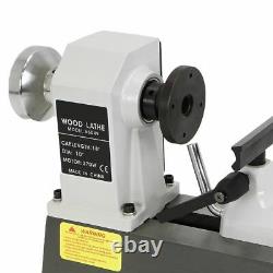 HEAVY DUTY 5 SPEED BENCH TOP POWER TURNING WOOD LATHE TOOLS 10 x 18