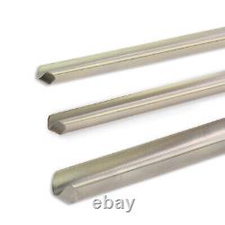 HSS, 3 Pc Bowl Gouge Set (1/4, 3/8, 1/2 Flute) Woodturning Tools, Hurricane