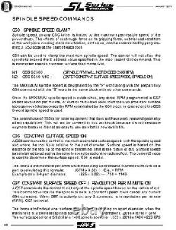 Haas SL Series CNC Turning Center Lathe Programmers Manual 894