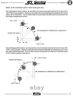 Haas SL Series CNC Turning Center Lathe Programmers Manual 894