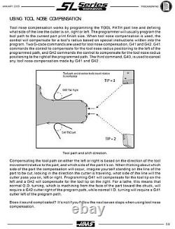 Haas SL Series CNC Turning Center Lathe Programmers Manual 894