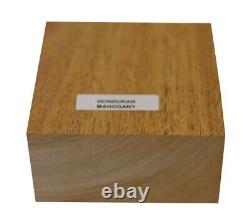 Honduran Mahogany Bowl Turning Square Carving Wood Block Lathe 8x8x3 (1 Pc)