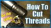 How To Cut A Thread On A Manual Lathe Intermediate Method Ideal For Home Workshop U0026 Hobby Engineer