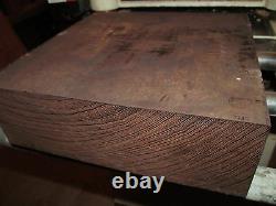 Huge Kiln Dried Wenge Platter Lathe Turning Lumber Wood 16 X 16 X 2