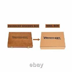 IMOTECHOM 8-Pieces HSS Wood Turning Tools Lathe Chisel Set with Walnut Handle