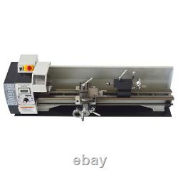 INTBUYING Precision Metal Lathe Brushless Motor Metric Thread 110V 900W
