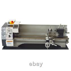 Inch Precision Metal Bench Lathe 1100W Woodworking Metalworking Tools metal gear