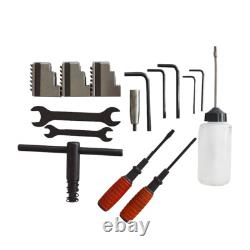 Inch Precision Metal Bench Lathe 1100W Woodworking Metalworking Tools metal gear