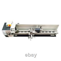 Inch Precision Metal Wood Bench Lathe 839 1100W Turning Grooving Machine
