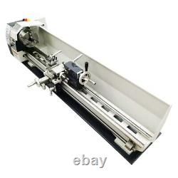 Inch Precision Metal Wood Bench Lathe 839 1100W Turning Grooving Machine