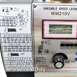 Inch Precision Metal Wood Bench Lathe 839 1100W Turning Grooving Machine