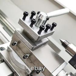 Inch Precision Metal Wood Bench Lathe 839 1100W Turning Grooving Machine