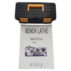 Inch Precision Metal Wood Bench Lathe 839 1100W Turning Grooving Machine