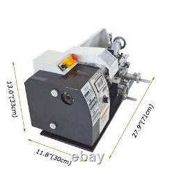 Inch Thread Metal Lathe Brushless Motor Bench Turning Machine 110V 7x12 WM180