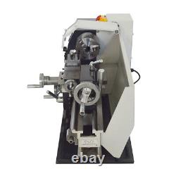 Inch Thread Metal Lathe Brushless Motor Bench Turning Machine 110V 7x12 WM180