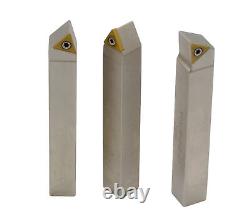 Indexable Lathe Tool Carbide Turning Tool Set 12 mm Shank