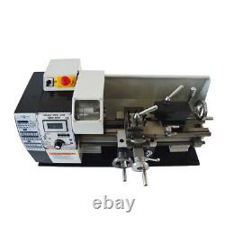 Intbuying 7X12 Metal Bench Lathe Mini Precision Wood Lathe Turning Machine