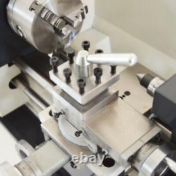 Intbuying 7X12 Metal Bench Lathe Mini Precision Wood Lathe Turning Machine