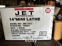 Jet 14 Mini Lathe 6 Speed 1/2 HP Motor