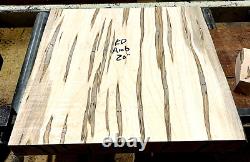 Kiln Dried Curly Ambrosia Maple Platter Blank Lathe Turning Wood 20 X 20 X 2