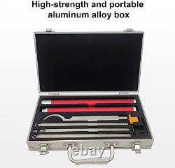 Kingson Carbide Tipped Wood Lathe Turning Tools Set, Rougher Finisher Detailer S