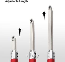 Kingson Carbide Tipped Wood Lathe Turning Tools Set, Rougher Finisher Detailer S