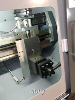 LEADING EDGE DECKTOP CNC LATHE & CNC VERTICAL MACHINING CENTER WithLOTS OF EXTRA's