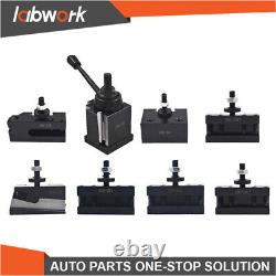 Labwork BXA 250-222 Wedge Type Tool Post, Tool Holder Set for Lathe10 15 8Pc