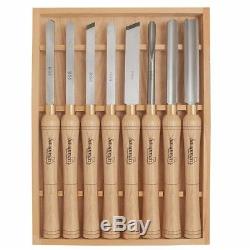 71824 Wood Lathe Chisel 8 Piece Set, Wood Lathe Turning Tools