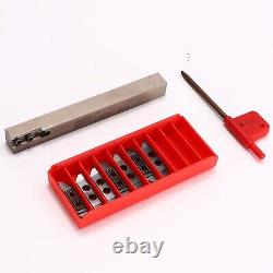 Lathe Clamp Type Parting Cut Off Tool With Threading Inserts For Small Parts