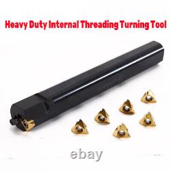 Lathe Internal Threading Heavy-Duty Turning Tool Holders Threading Inserts P6-10